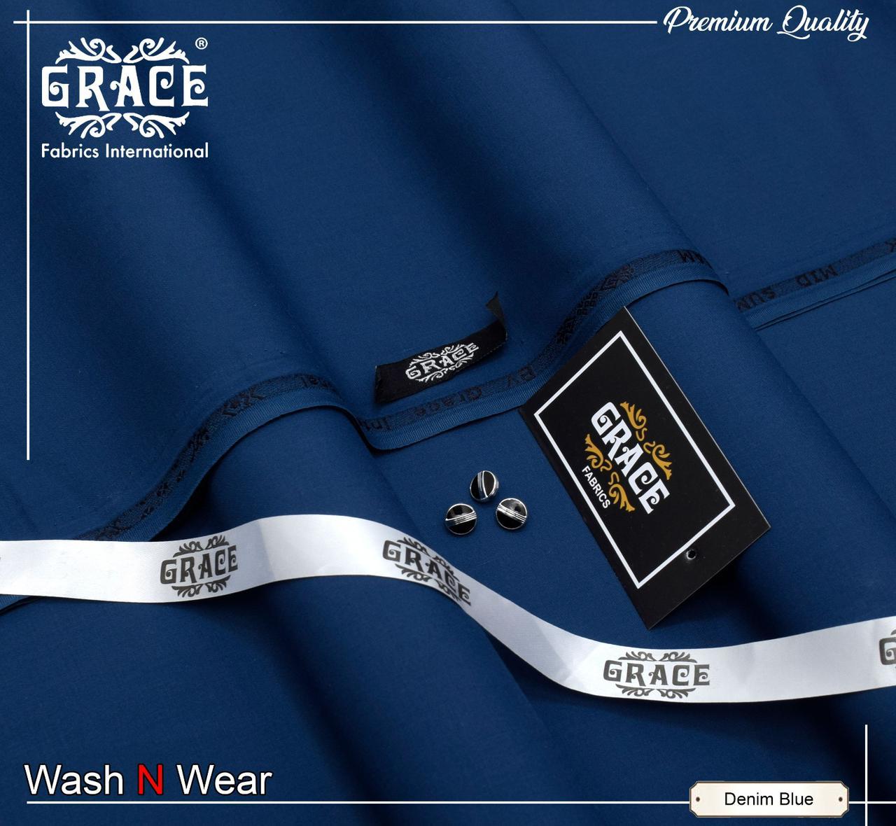 Grace Premium Blended - Denim Blue