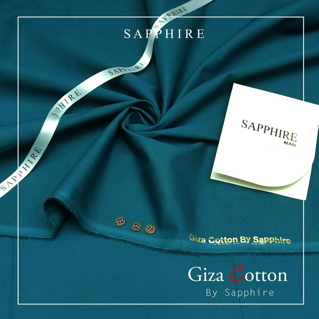 Sapphire Giza Cotton- Yale Blue