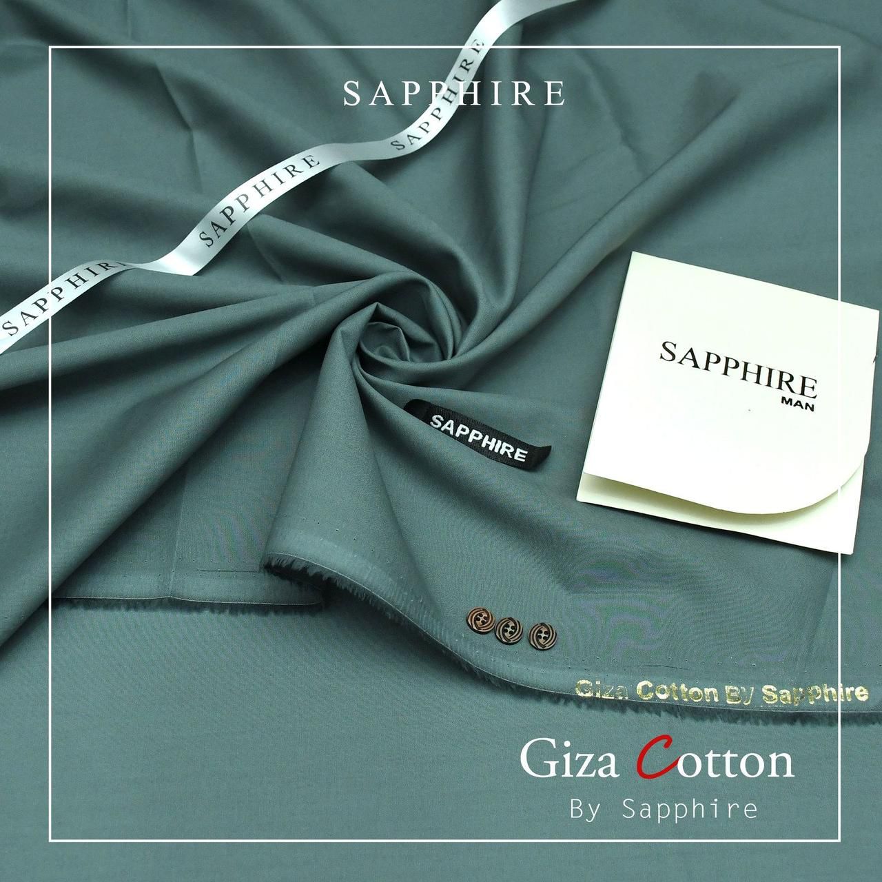 Sapphire Giza Cotton- Grey