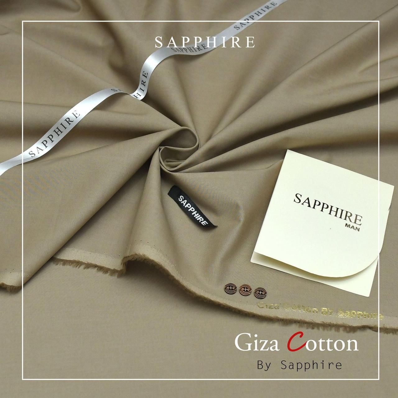 Sapphire Giza Cotton- Brown