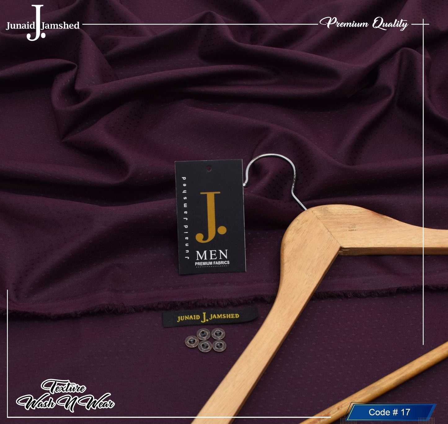 J. Self Texture Wash&Wear (Plum )