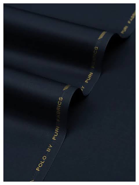 Puri Fabrics -Dark Blue-Unstitched Men's Wear | Best For Summer