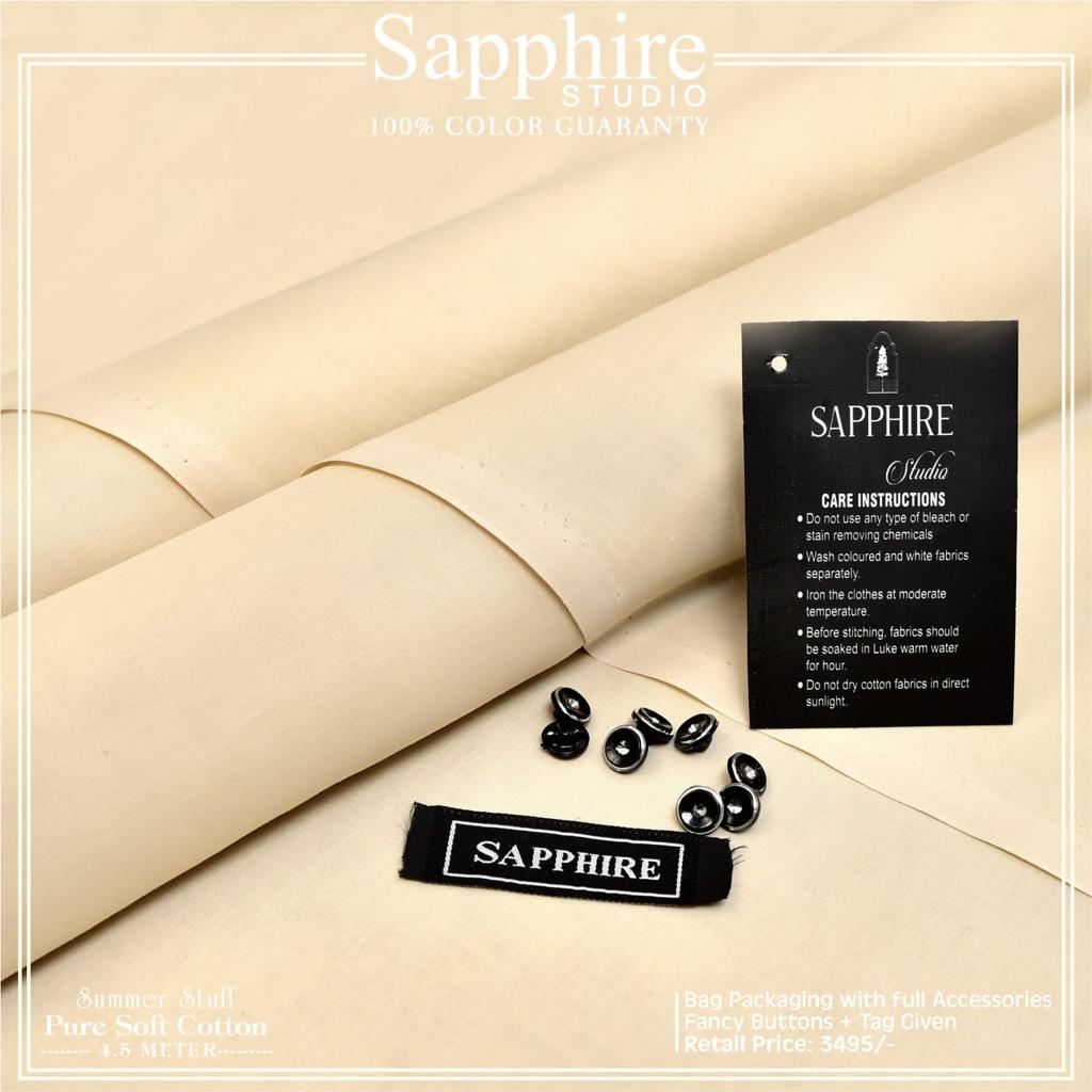 Sapphire Soft Finish Cotton-Manilla