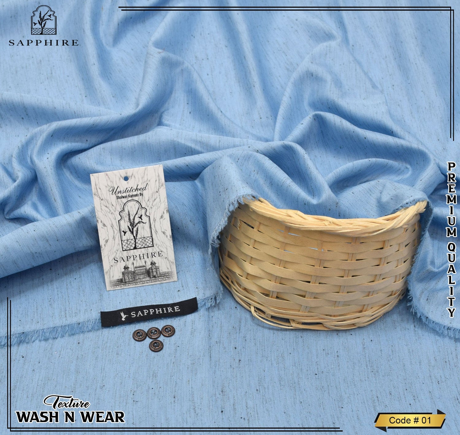 Sapphire Wash & Wear