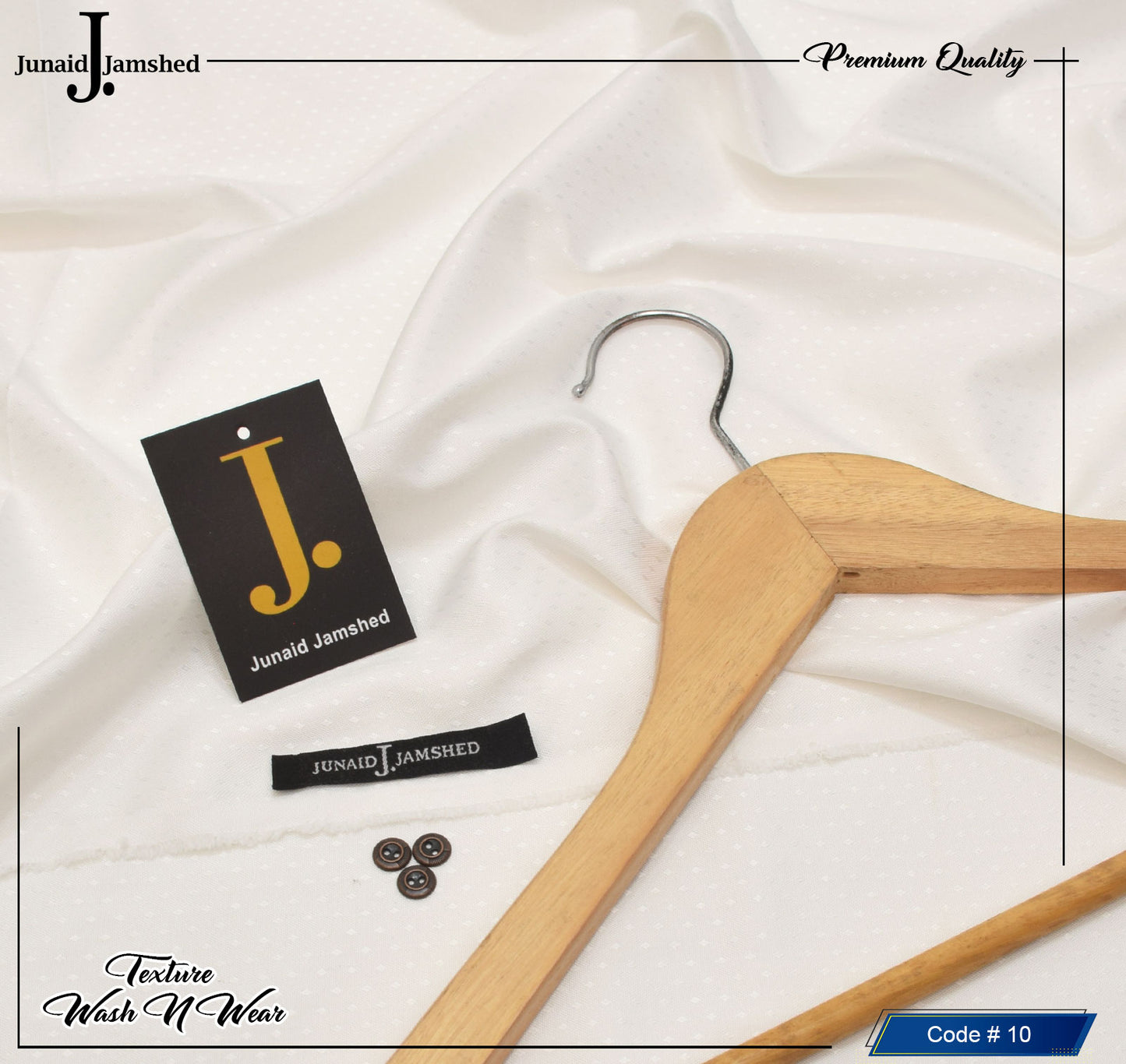 J. Self Texture Wash & Wear-Off White