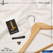 J. Self Texture Wash & Wear-Off White