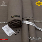 Sapphire Worsted Wool - Coffee