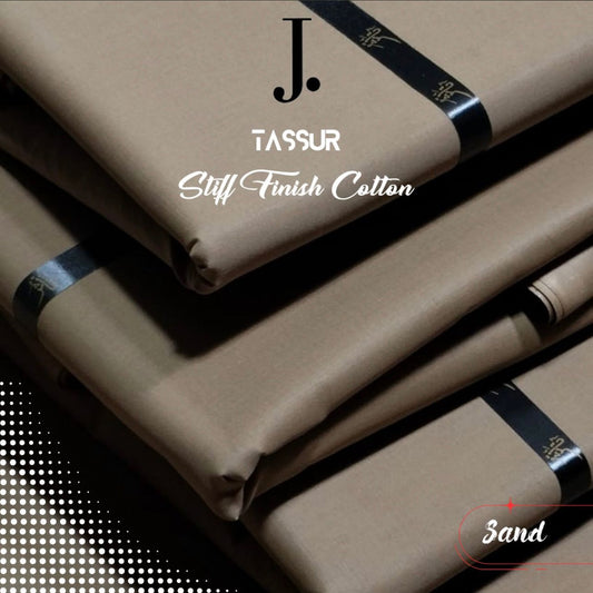 J. Stiff Finish Cotton- Sand