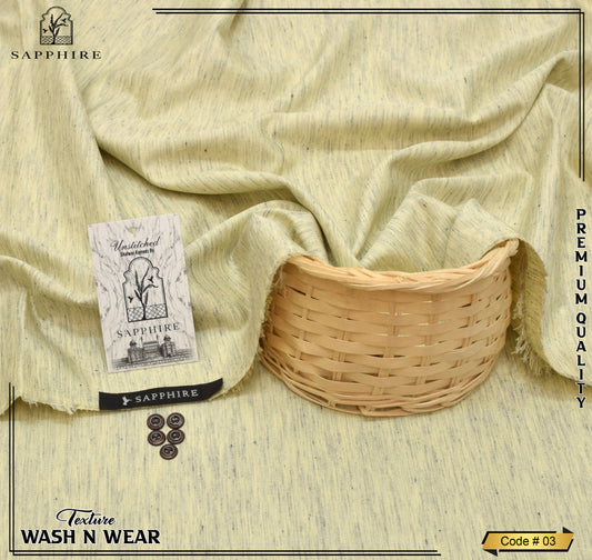 Sapphire Texture Wash & Wear-Almond