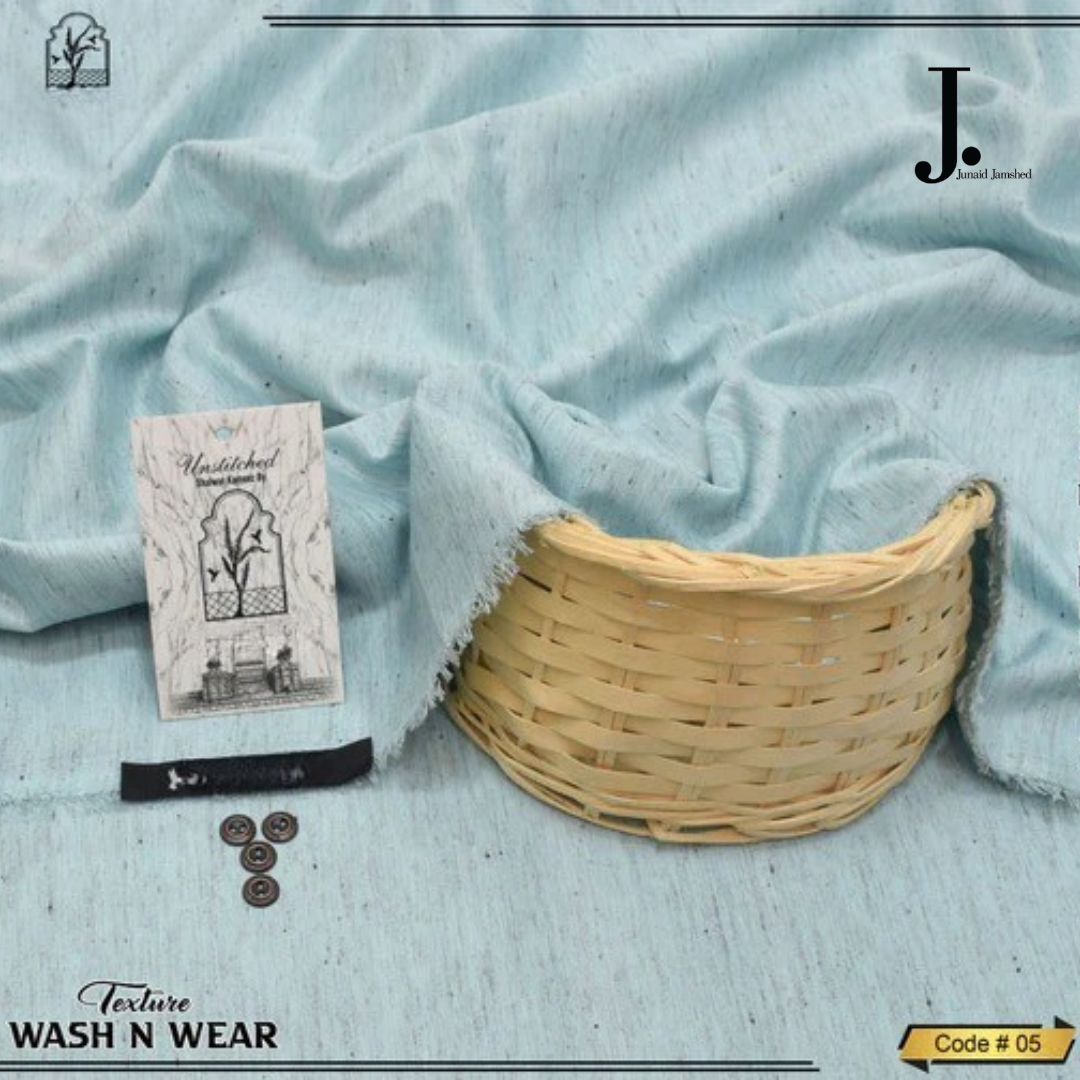 J. Texture Wash & Wear-Ice Berg | Summer fabric | Allow To Open
