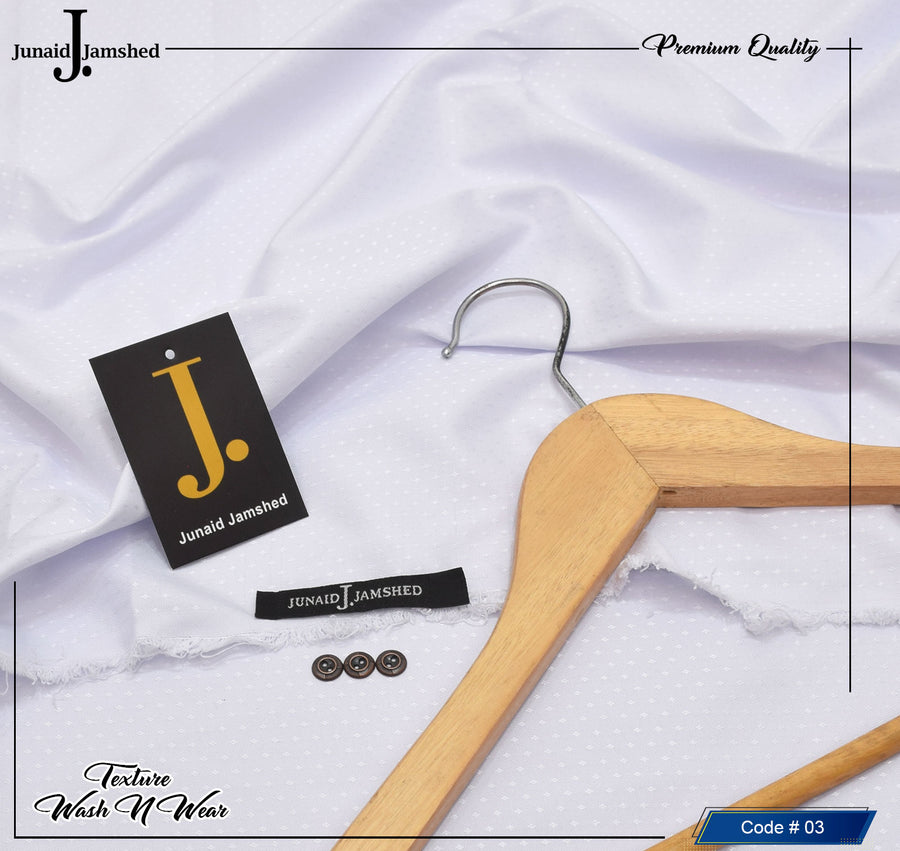 J. Self Texture Wash & Wear-White