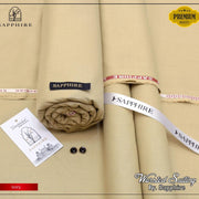 Sapphire Worsted Wool - Ivory