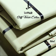 J. Stiff Finish Cotton- Mint
