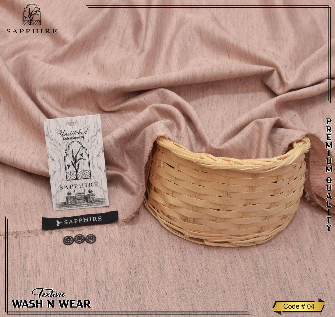 Sapphire Texture Wash & Wear-Pink