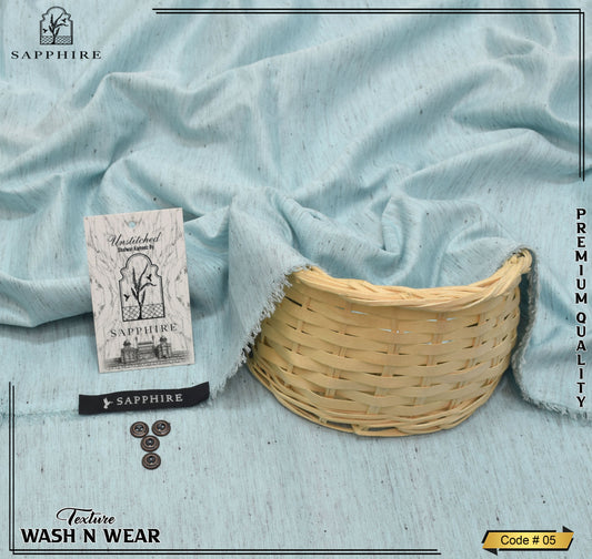 Sapphire Texture Wash & Wear-Ice Berg