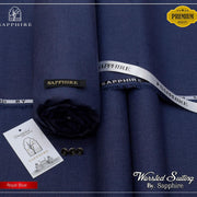 Sapphire Worsted Wool - Royal Blue