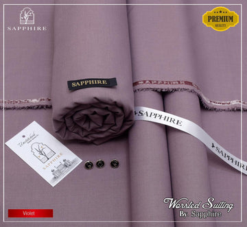 Sapphire Worsted Wool - Violet