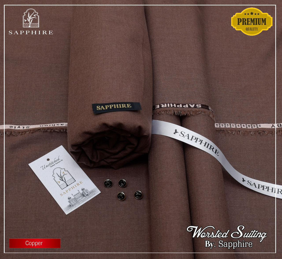 Sapphire Worsted Wool - Copper