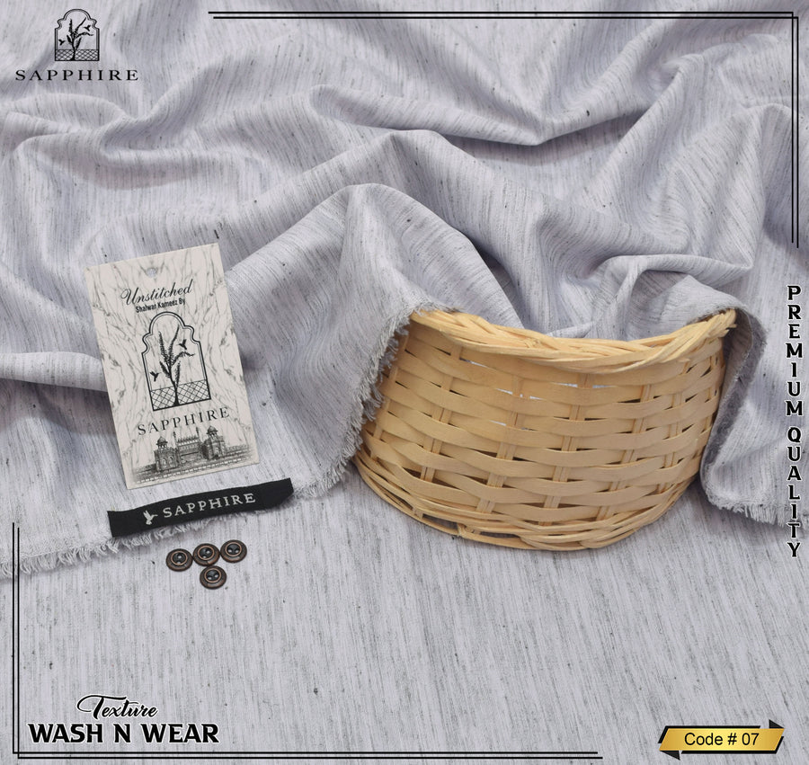 Sapphire Texture Wash & Wear-Steel