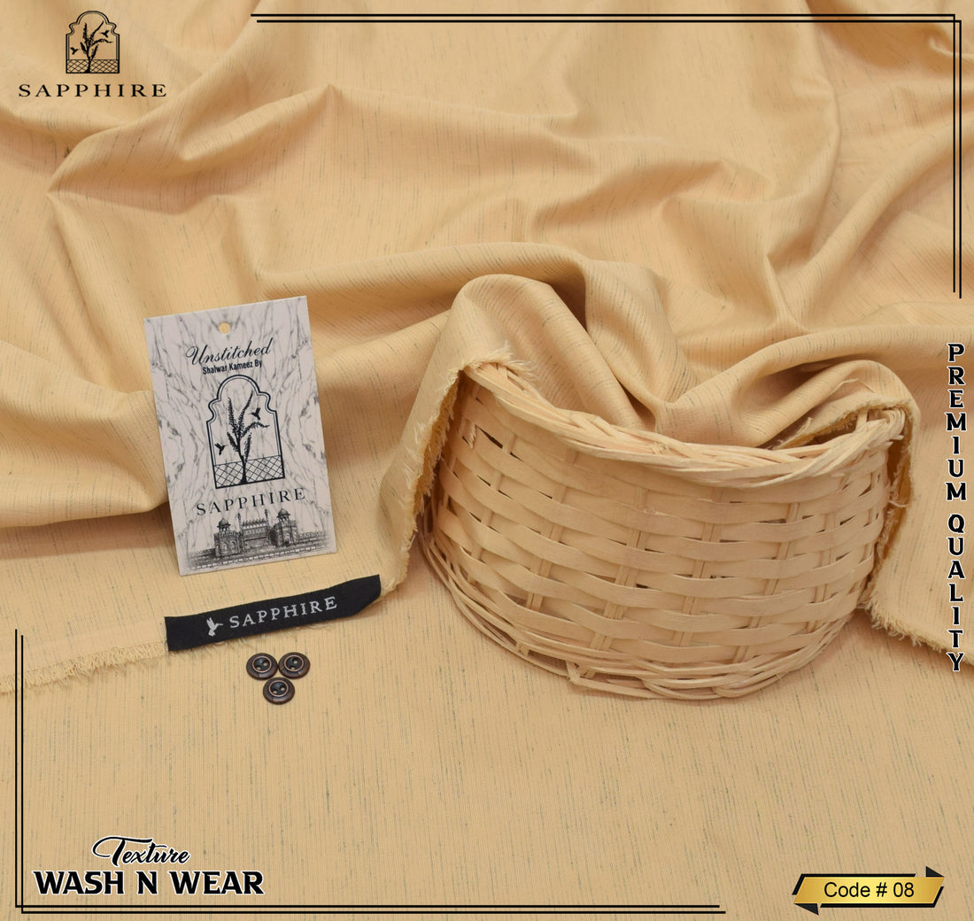 Sapphire Texture Wash & Wear-Vanilla