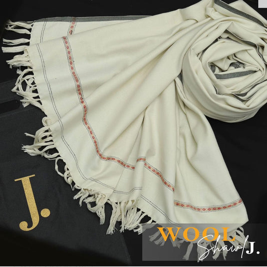 J. Premium Wool Shawl - Skin