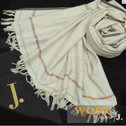 J. Premium Wool Shawl - Skin