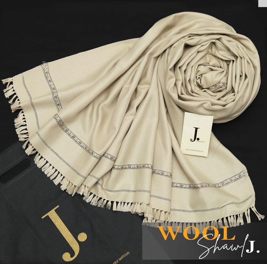 J. Premium Wool Shawl - Signature
