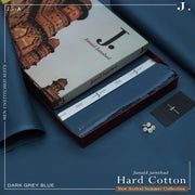 J. Hard Cotton- Dark Grey Blue