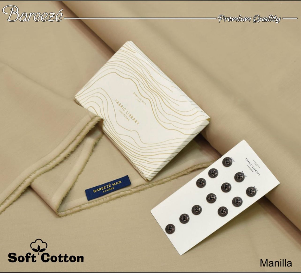 Bareeze Soft Cotton- Manilla