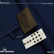 Bareeze Soft Cotton- Navy Blue