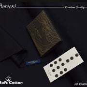 Bareeze Soft Cotton- Jet Black