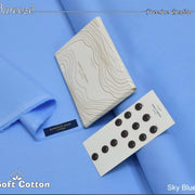 Bareeze Soft Cotton- Sky Blue