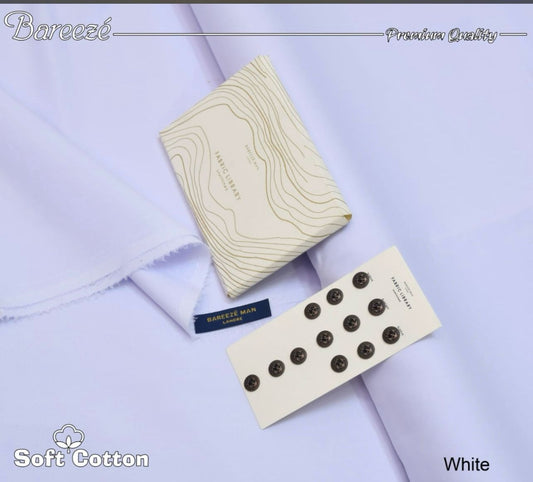 Bareeze Soft Cotton- White