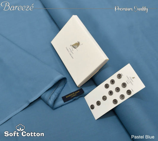 Bareeze Soft Cotton- Pastel Blue