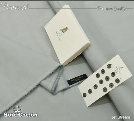 Bareeze Soft Cotton- Jet Stream