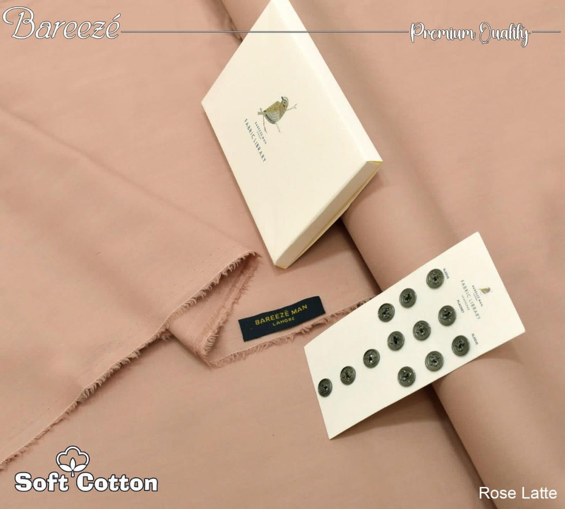 Bareeze Soft Cotton- Rose Latte