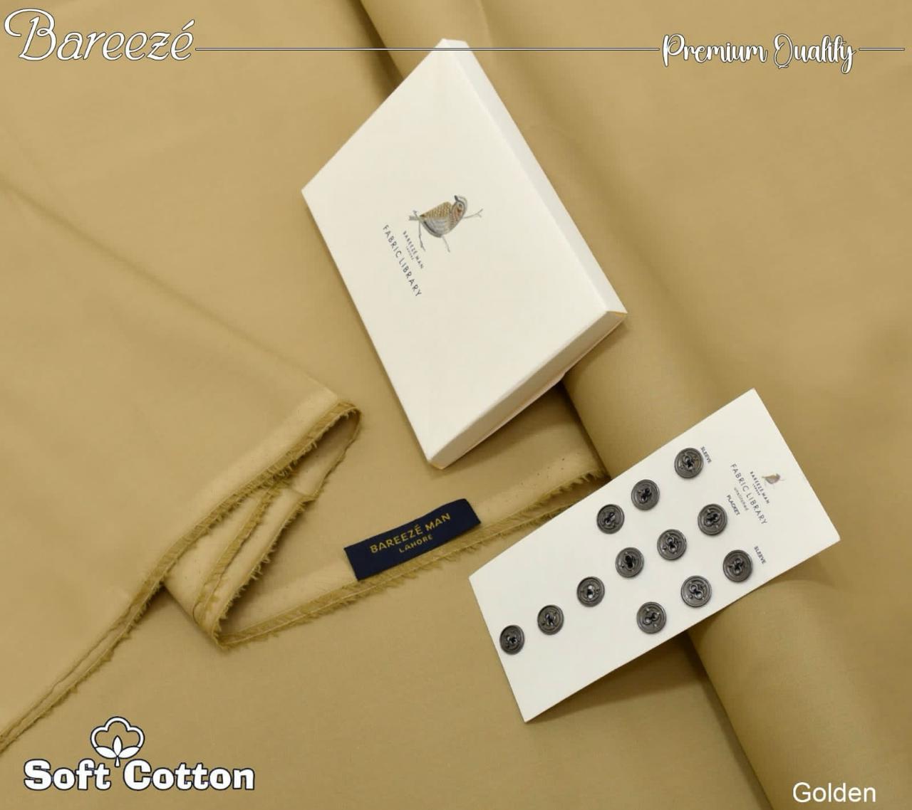 Bareeze Soft Cotton- Golden