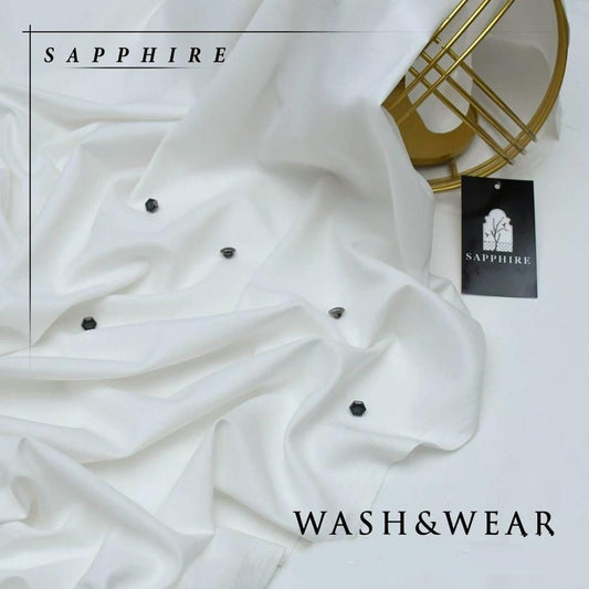 Sapphire Premium Wash & Wear- Pure White