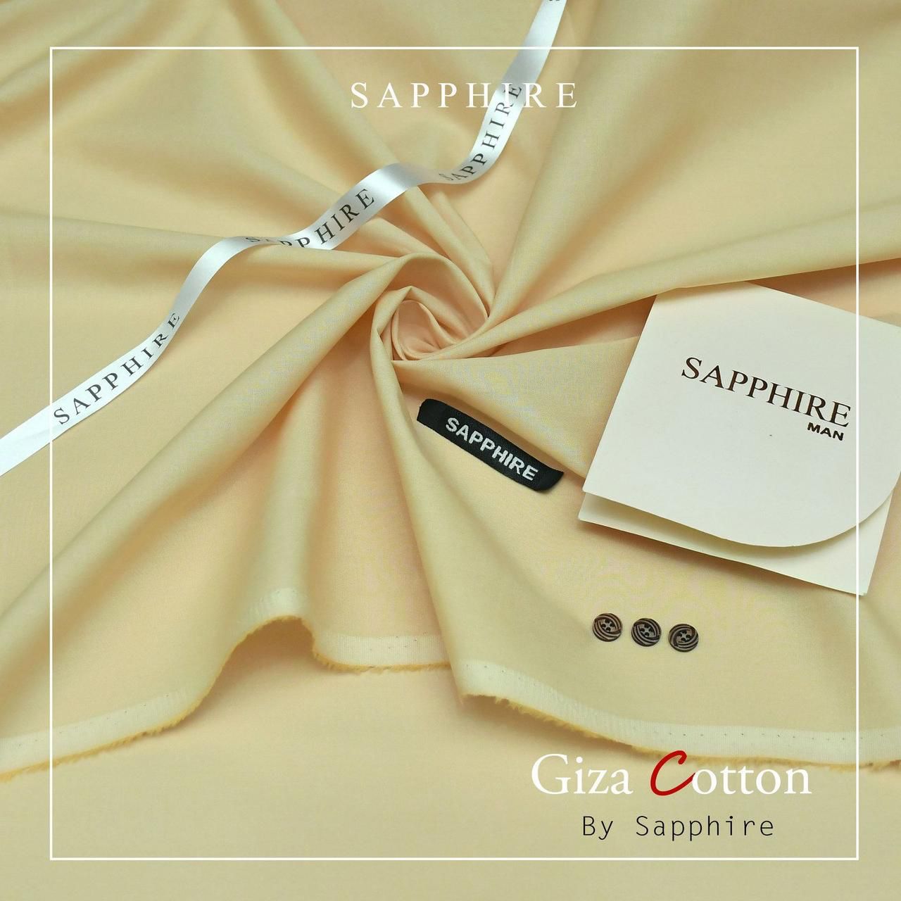 Sapphire Giza Cotton- Beige