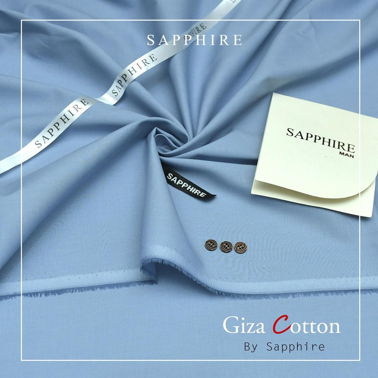 Sapphire Giza Cotton- CornFlower