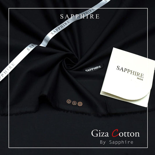 Sapphire Giza Cotton- Black
