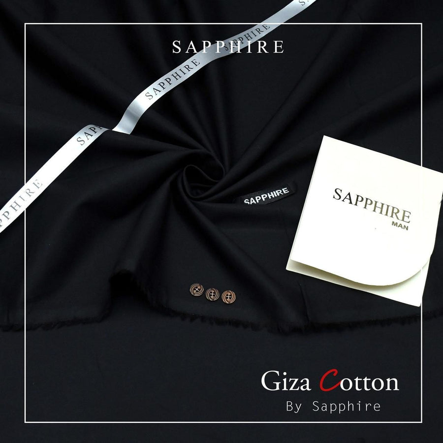 Sapphire Giza Cotton- Black