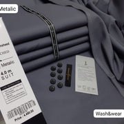 J. Wash & Wear-Grey Metalic
