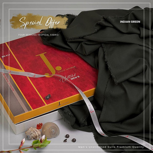 J. Prestige Wash N Wear - Indian Green