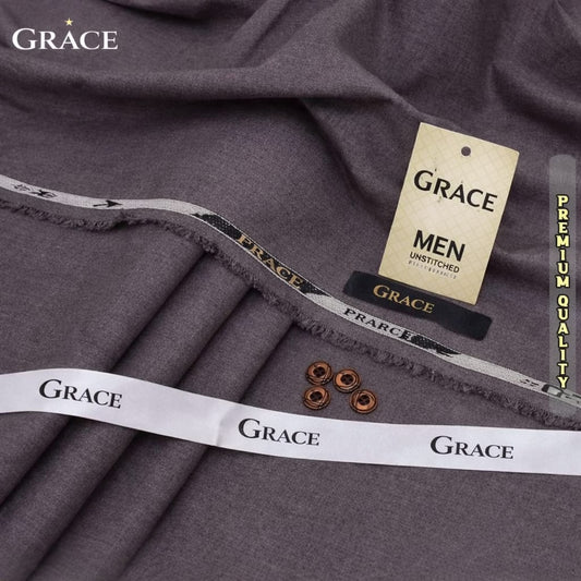 Grace Premium Quality Fabric - Plum
