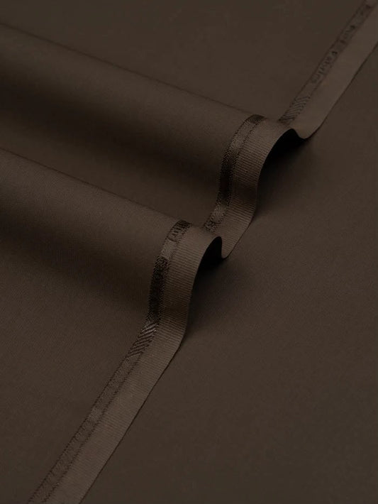 Puri Fabrics -Brown-Unstitched Men's Wear | Best For Summer