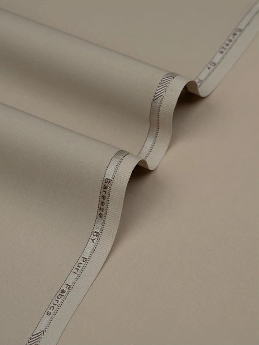 Puri Fabrics -Beige-Unstitched Men's Wear | Best For Summer