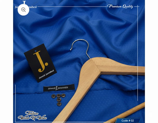J. Self Texture Wash&Wear (Royal Blue )