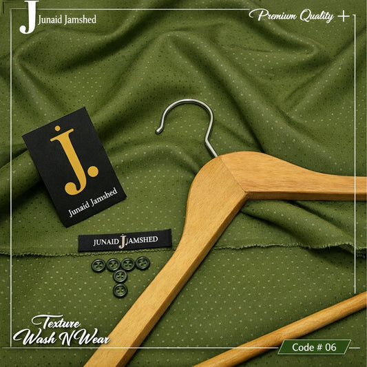 J. Self Texture Wash&Wear (Olive Green )