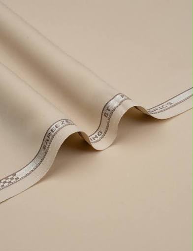 Puri Fabrics -Cream Beige-Unstitched Men's Wear | Best For Summer